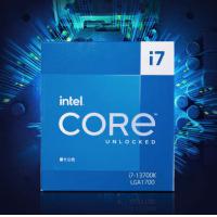 英特尔Intel13代 酷睿 i7-13700KF 处理器 16核24线程 单核睿频至高可达5.4Ghz 30M三级缓存 台式机CPU